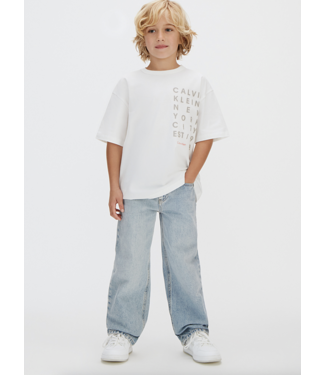 Calvin Klein SQUARE LOGO T-SHIRTT WHITE