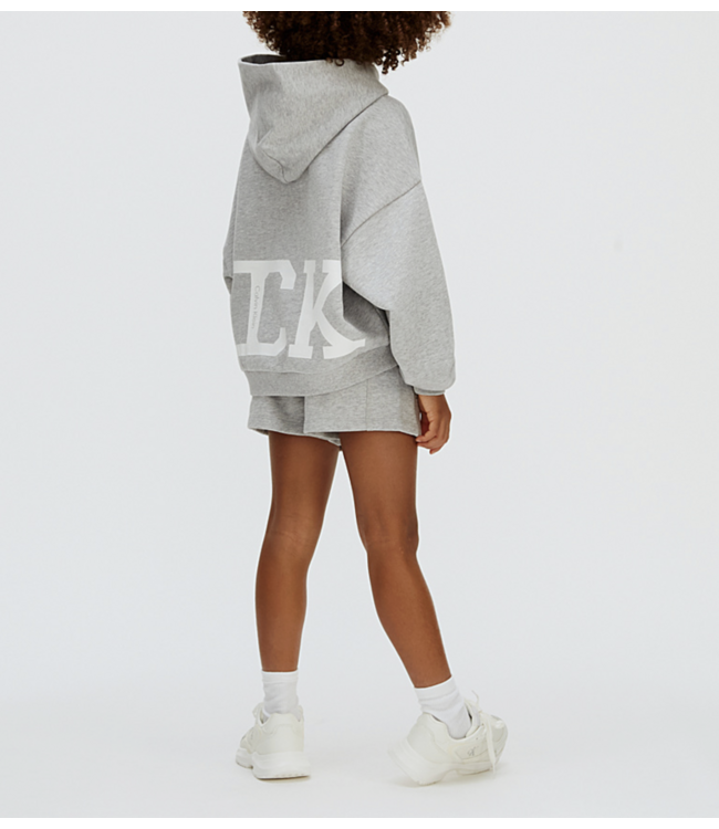 Calvin Klein CK HOODED SWEATSHIRT GREY HEATHER