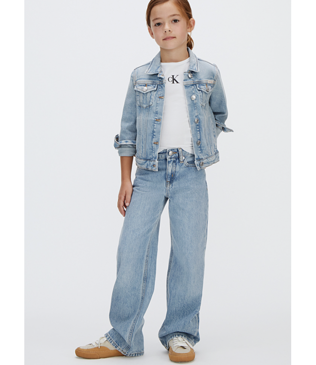 Calvin Klein WIDE LEG JEANS DANTE WASH