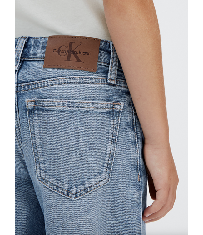 Calvin Klein HR WIDE LEG JEANS CLOUDY BLUE