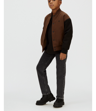 Calvin Klein STRAIGHT FIT JEANS OPTIC WASHED BLACK