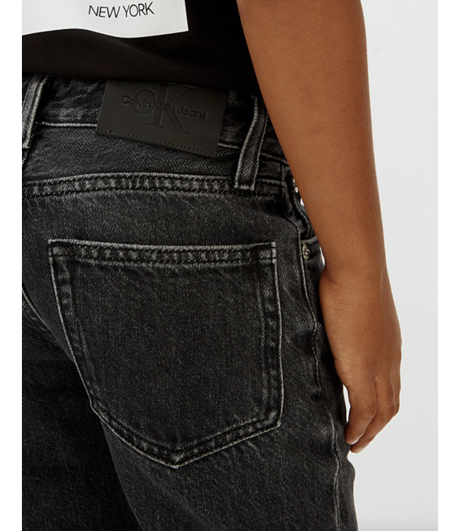 Calvin Klein STRAIGHT FIT JEANS OPTIC WASHED BLACK