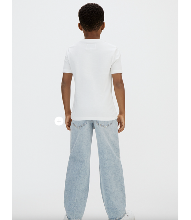 Calvin Klein LOGO LABEL SS T-SHIRT WHITE