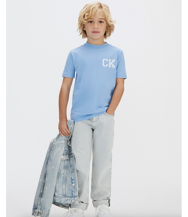 Calvin Klein CK CHEST LOGO SS T-SHIRT PROVENCE