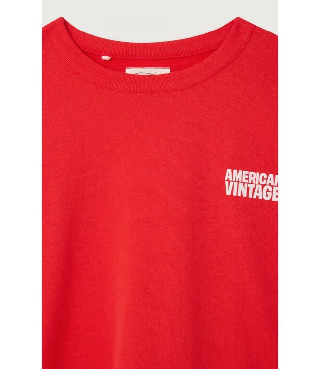 American Vintage T-SHIRT STRAWBERRY
