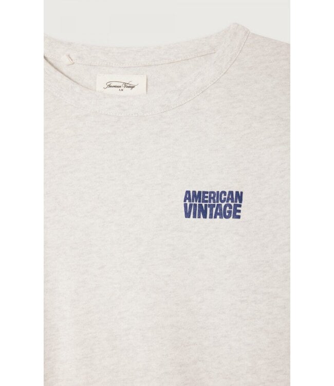 American Vintage T-SHIRT ARCTIQUE CHINE