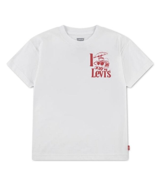 Levi's LVB BURGER MEAL TEE BRIGHT WHITE