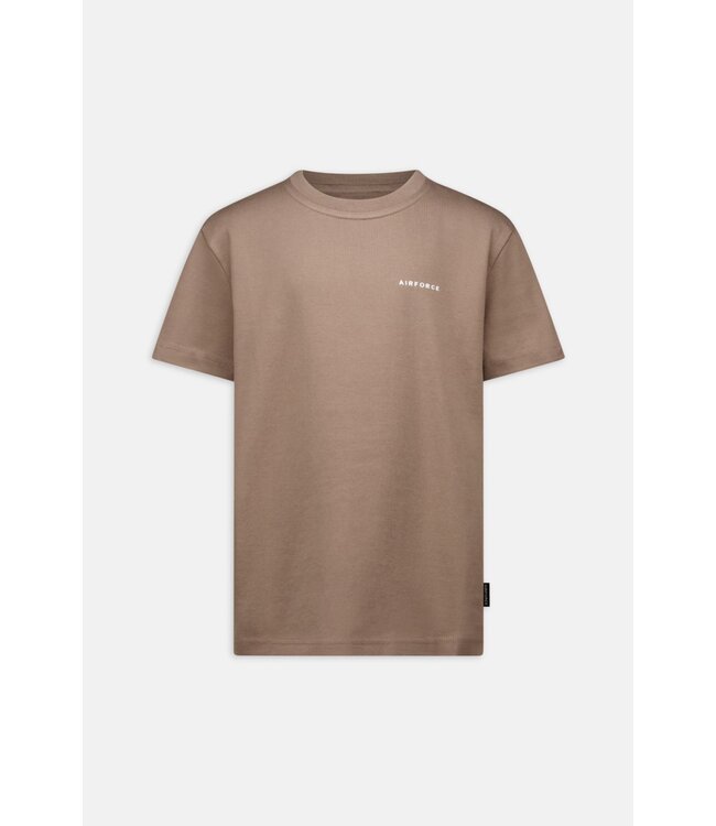 Airforce AIRFORCE BASIC T-SHIRT Walnut\White