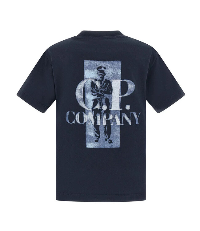 CP Company T-SHIRT C9M00L SS TOTAL ECLIPSE BLUE