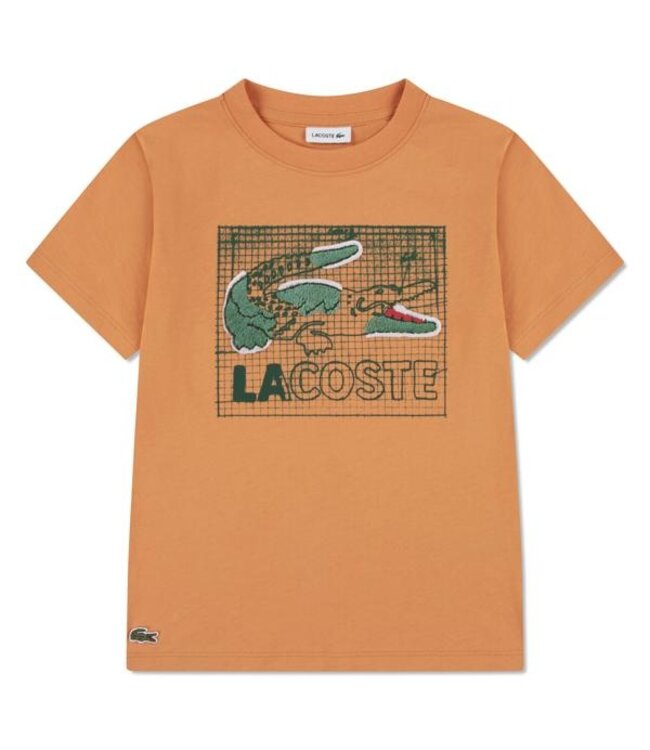 Lacoste LCB TEXTURED GRAPHIC TEE LACOSTE BLOSSOM