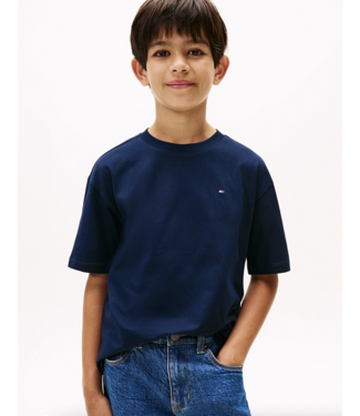 Tommy Hilfiger ESSENTIAL ARCHIVE FIT TEE DARK BLUE