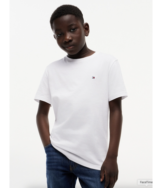 Tommy Hilfiger ESSENTIAL ARCHIVE FIT TEE WHITE