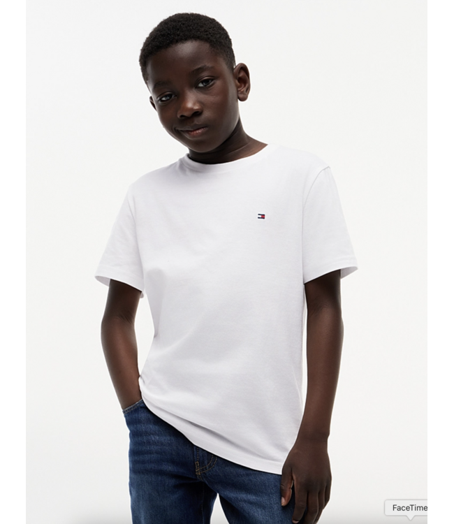 Tommy Hilfiger ESSENTIAL ARCHIVE FIT TEE WHITE