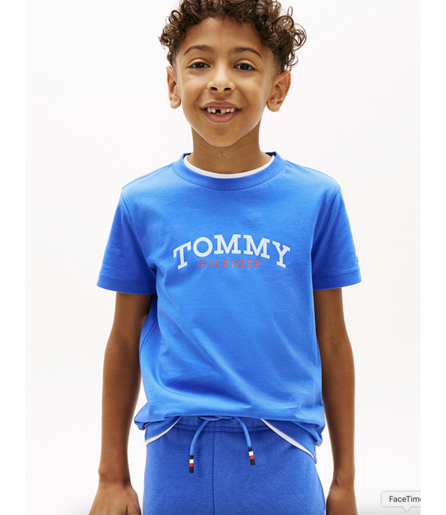 Tommy Hilfiger MONOGRAM GRAPHIC T-SHIRT Empire Blue