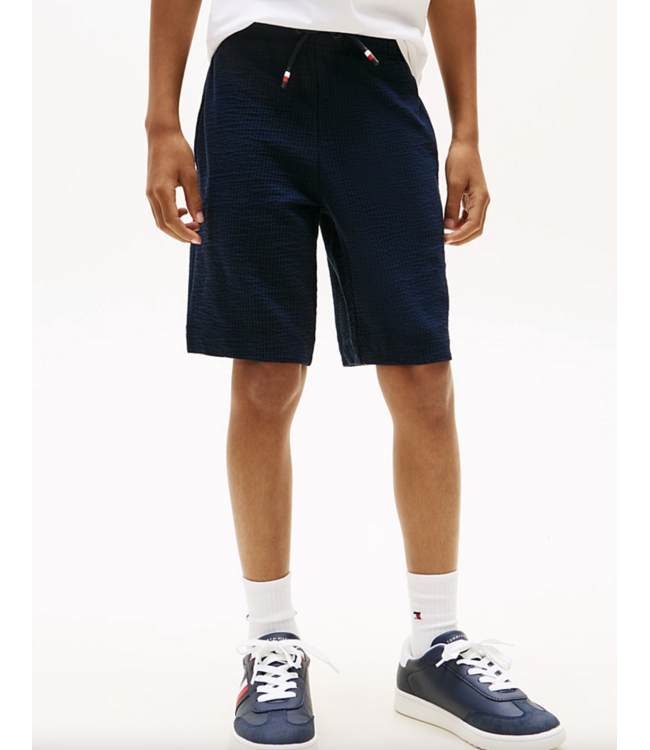 Tommy Hilfiger JERSEY SEERSUCKER SHORT Dark Night Navy