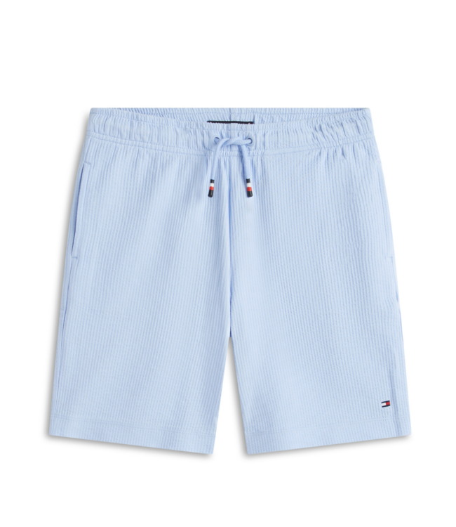 Tommy Hilfiger JERSEY SEERSUCKER SHORT SWEET BLUE