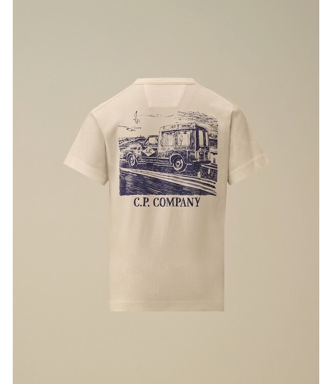 CP Company T-SHIRT SS CNM00H GAUZE WHITE
