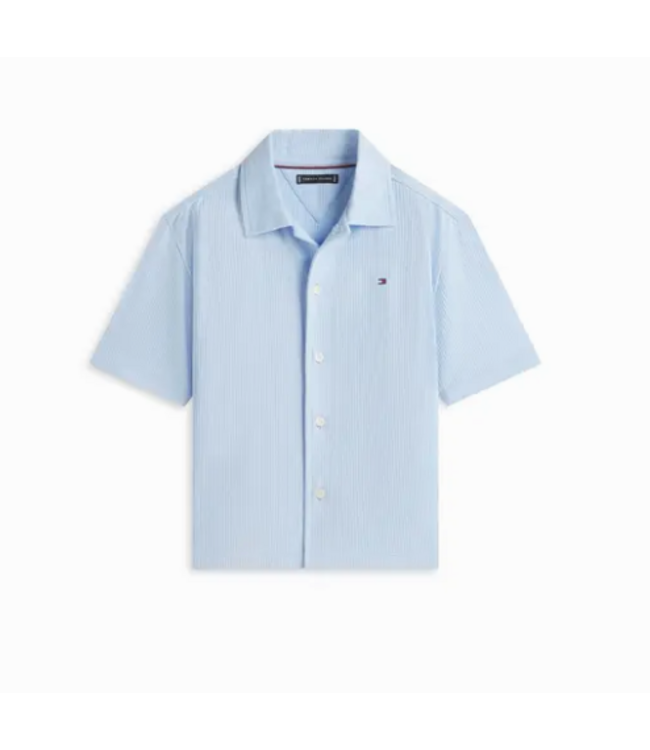 Tommy Hilfiger JERSEY SEERSUCKER SHIRT Sweet Blue
