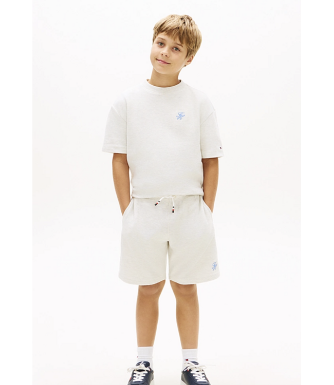 Tommy Hilfiger TH SCRIPT SHORTS ECRU