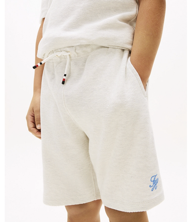 Tommy Hilfiger TH SCRIPT SHORTS ECRU