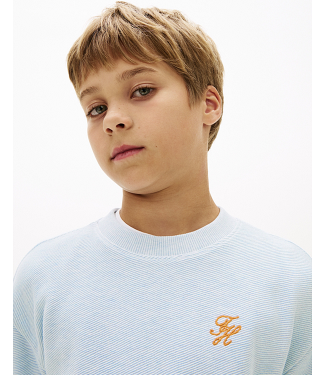 Tommy Hilfiger TH SCRIPT TEE KEEPSAKE BLUE