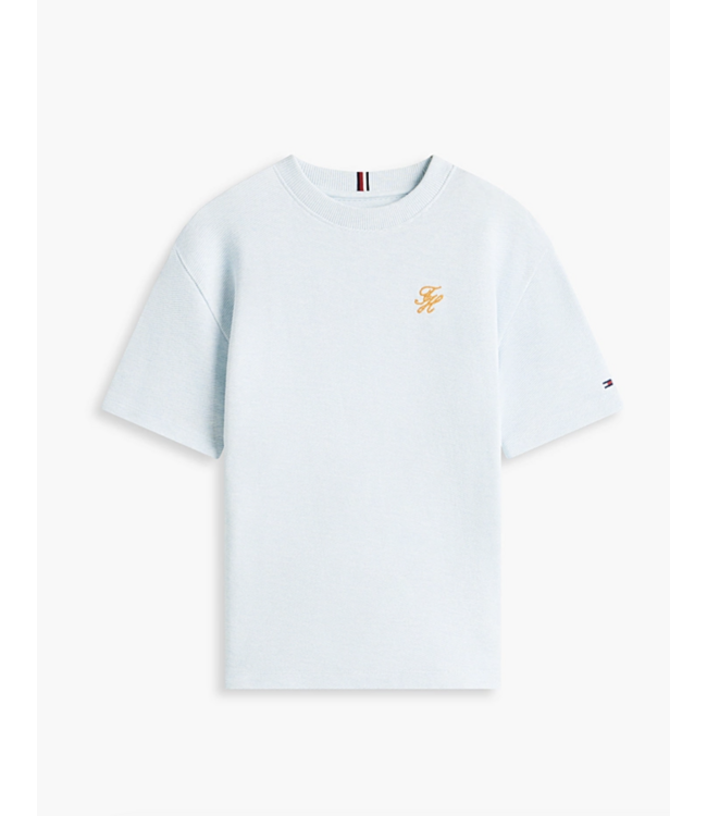 Tommy Hilfiger TH SCRIPT TEE KEEPSAKE BLUE