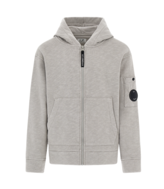 CP Company ZIP SWEATSHIRT/HOOD CUF01W SMOKE GREY