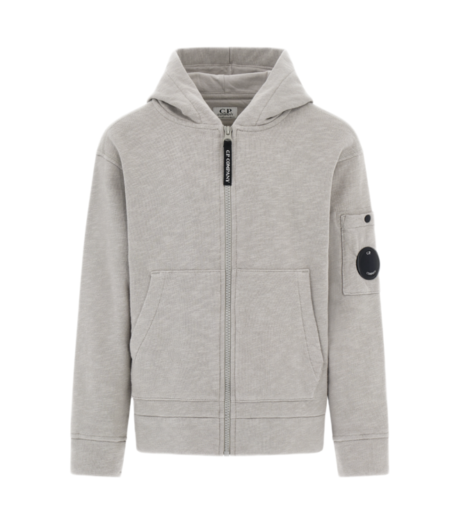 CP Company ZIP SWEATSHIRT/HOOD CUF01W SMOKE GREY