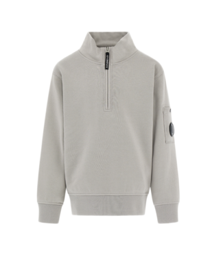 CP Company SWEATER WITH ZIP CUF01P SMOKE GREY