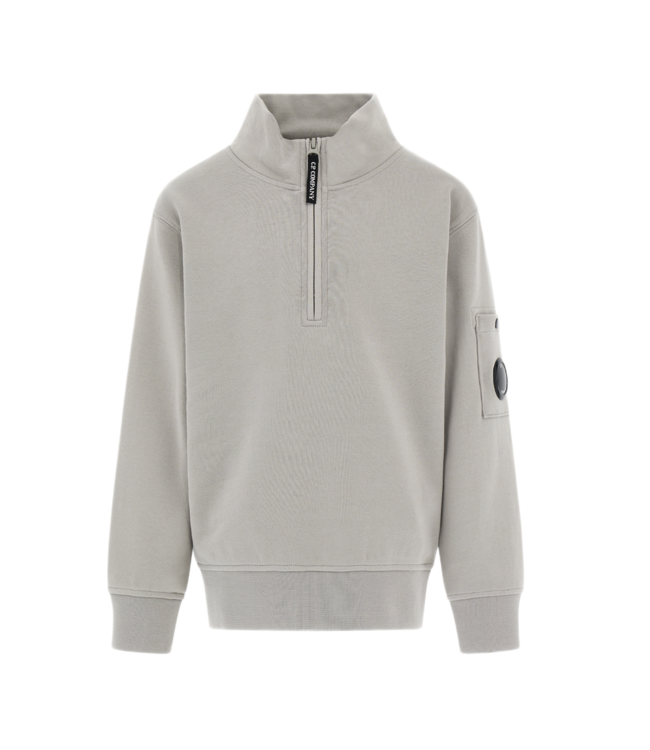 CP Company SWEATER WITH ZIP CUF01P SMOKE GREY