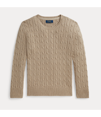 Ralph Lauren Cable cn sweater tan heather