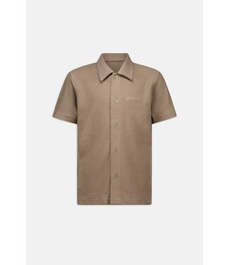 Airforce WOVEN SHORT SLEEVE SHIRT Walnut