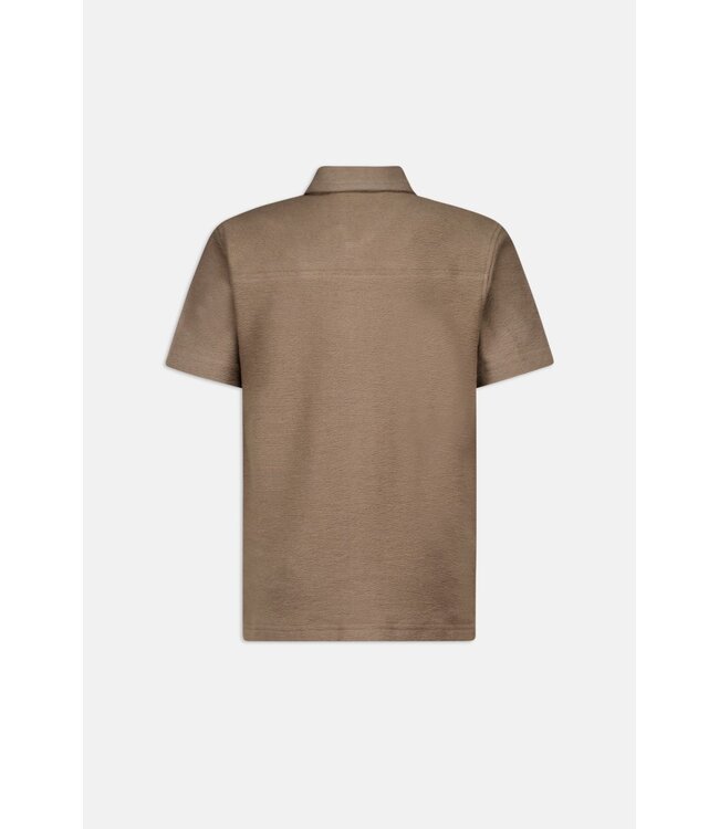 Airforce WOVEN SHORT SLEEVE SHIRT Walnut