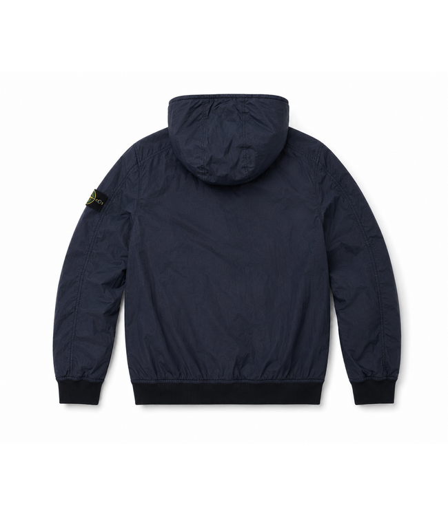STONE ISLAND SHORT PARKA MET BOORD NAVY BLUE