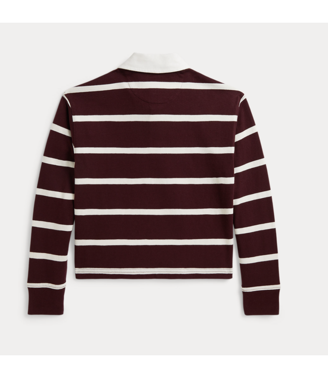 Ralph Lauren RUGBY SWEATER RICH RUBY/ESTATE CREAM