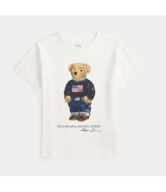 Ralph Lauren T-SHIRT CORE BEAR WHITE