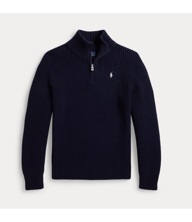 Ralph Lauren SWEATER-HALF ZIP REFINED NAVY