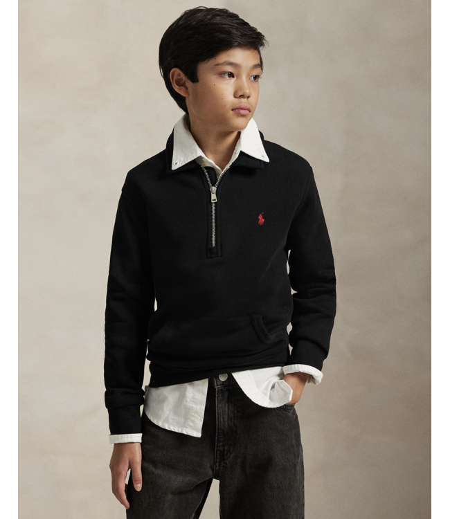 Ralph Lauren HALFZIP SWEATER POLO BLACK/C3870