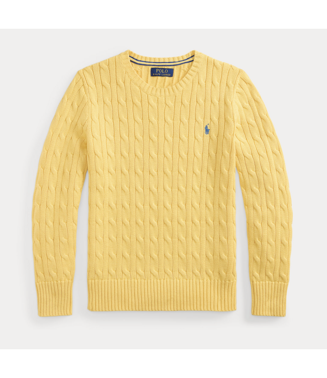 Ralph Lauren CABLE CN SWEATER BEACH YELLOW/C7608