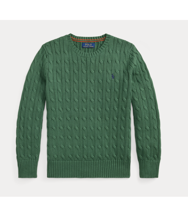 Ralph Lauren CABLE CN SWEATER VERANO GREEN/C0794