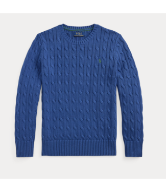 Ralph Lauren CABLE CN SWEATER DUSTY AZURE/C5964