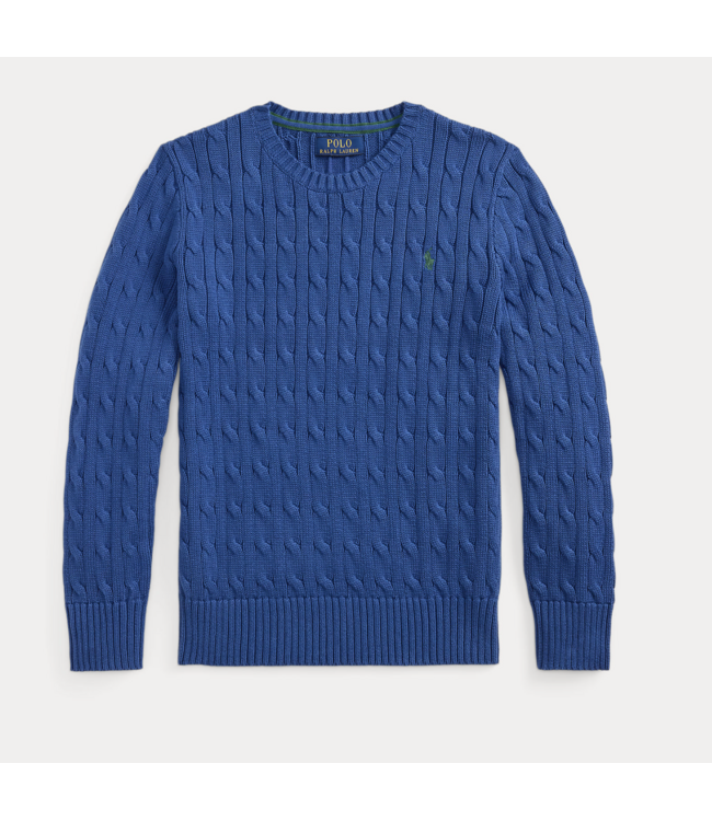 Ralph Lauren CABLE CN SWEATER DUSTY AZURE/C5964