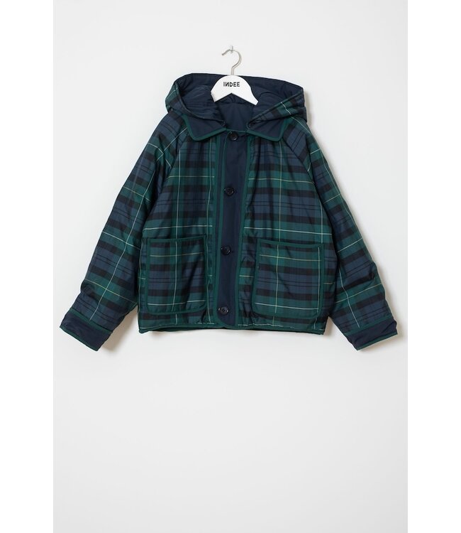 INDEE REVERSIBLE NYLON JACKET NAVY