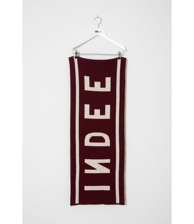 INDEE BI COLOUR SCARF W/LOGO