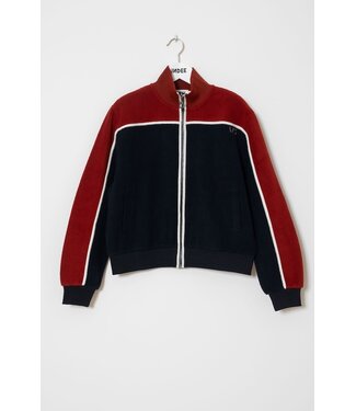 INDEE FLEECE CARDIGAN W/ZIPPER NAVY