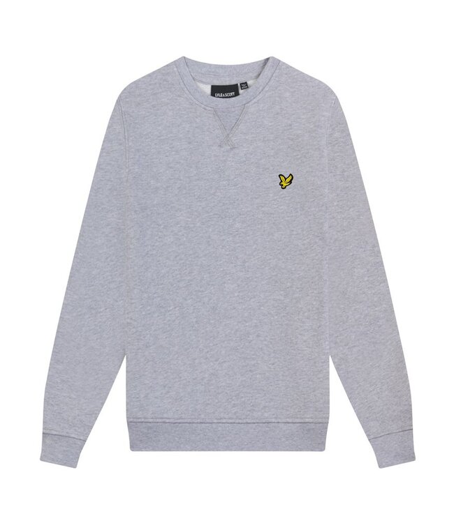 Lyle & Scott Crew Neck sweater D24 Light Grey Marl