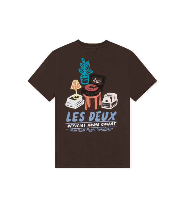 Les Deux Record T-Shirt MOLÉ BROWN