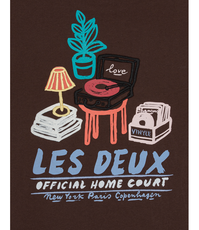 Les Deux Record T-Shirt MOLÉ BROWN