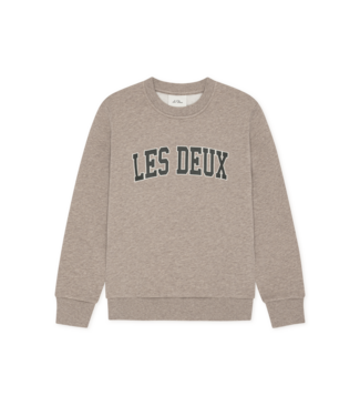 Les Deux College Sweatshirt DARK SAND MELANGE