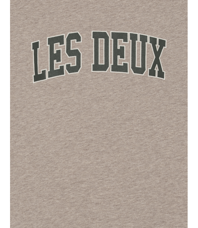 Les Deux College Sweatshirt DARK SAND MELANGE